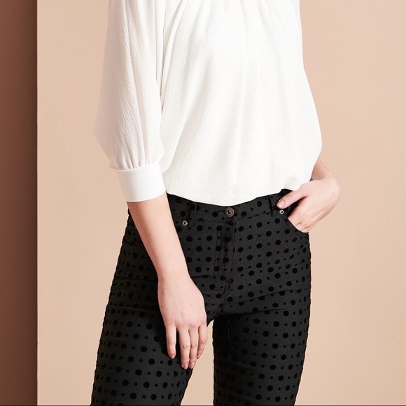 Loulou Diamond Velvet Pants - Picture 2 of 5